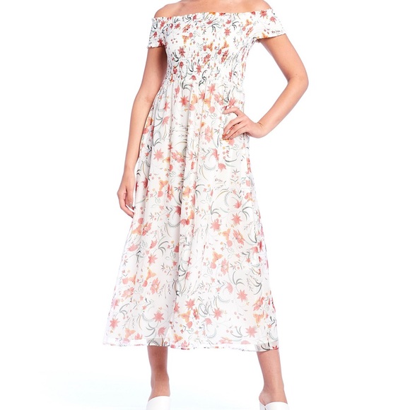 cece off the shoulder dress